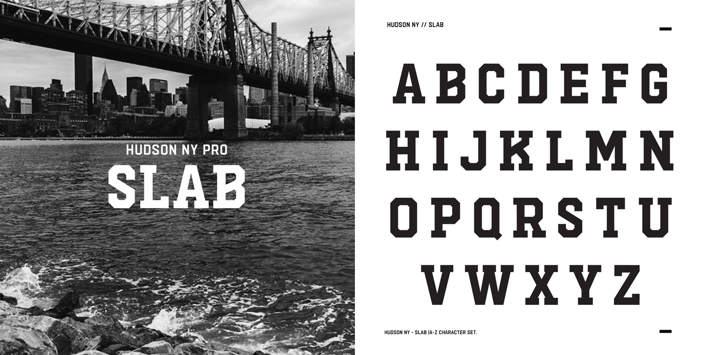 Przykład czcionki Hudson NY Pro SemiBold Italic